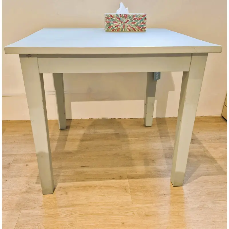 Vintage Teak Painted Square Table