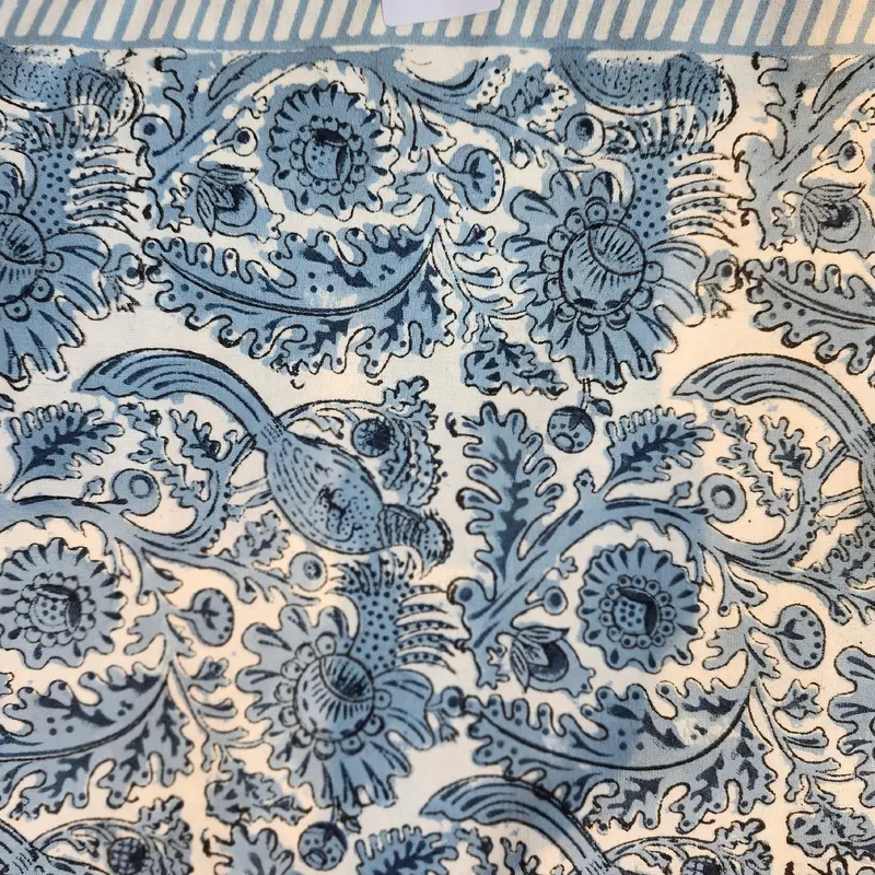 Block Print Tablecloth Assorted 180 x 270cm