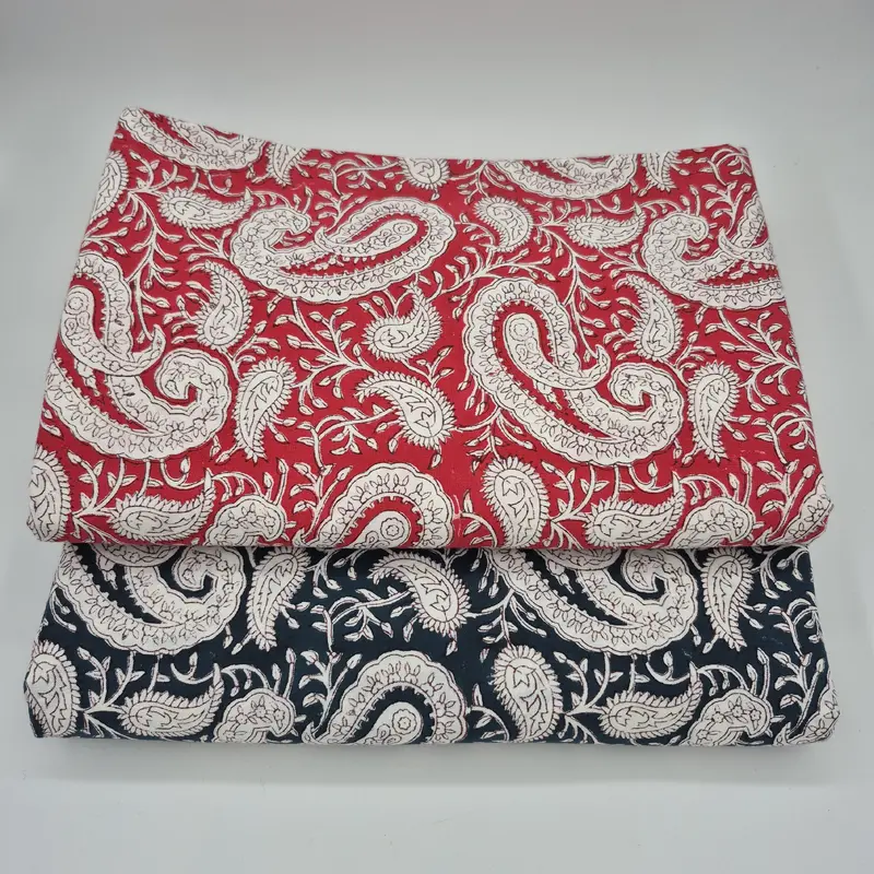 Block Print Tablecloth Paisley 170x270CM