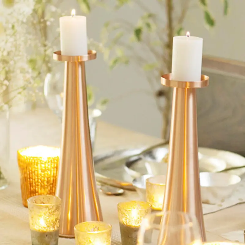 Copper Monolith Candle Holder
