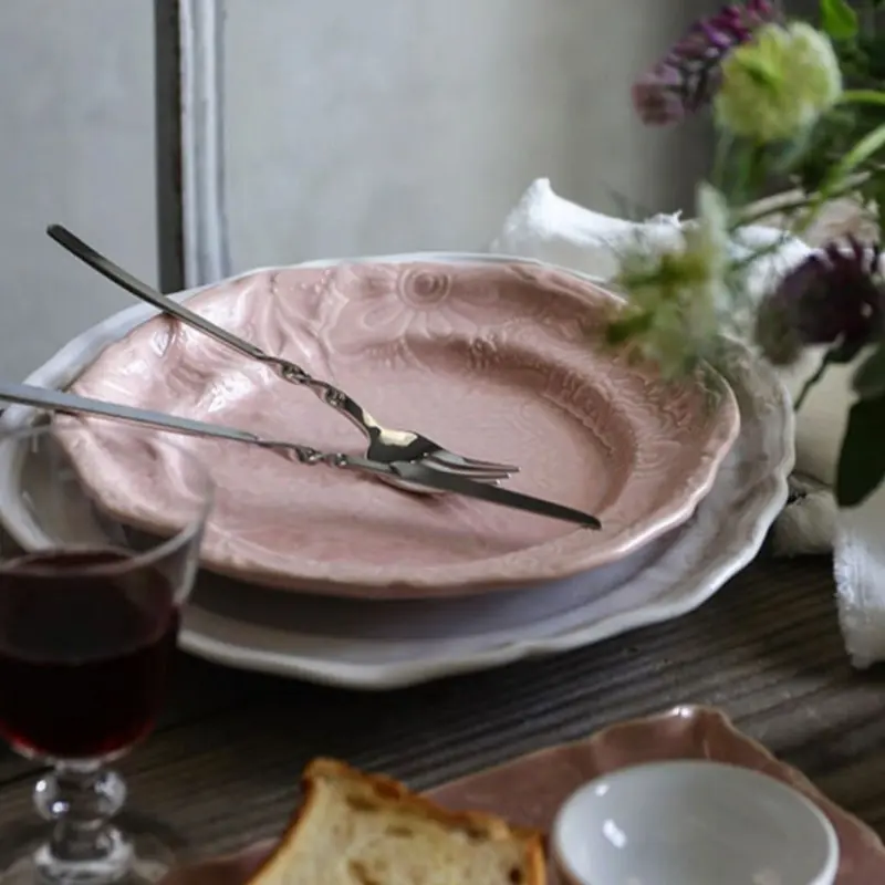 Salad Plate Powder Pink