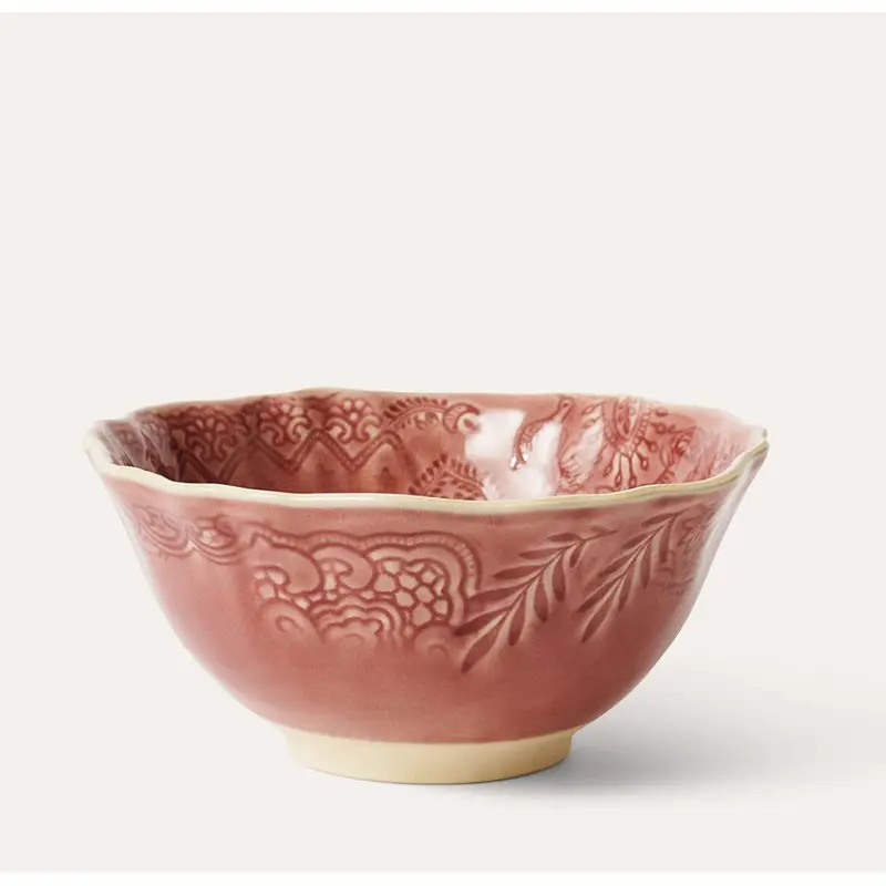 Soup or Rice Bowl Old Rose