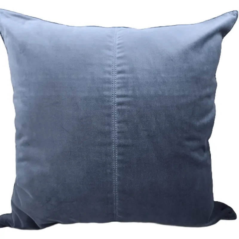 Velvet Cushion Denim Blue