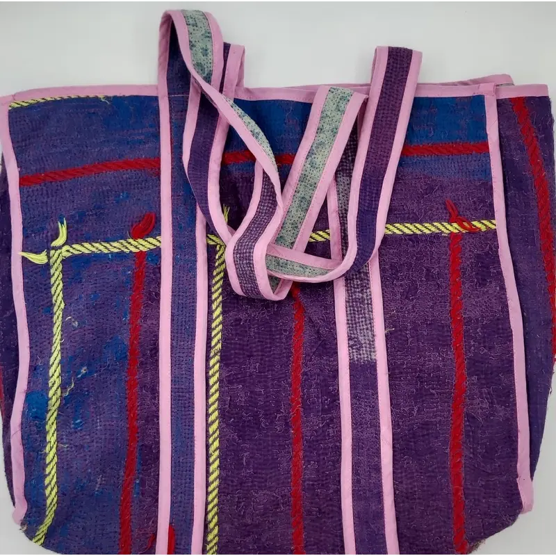 Vintage Kantha Shopper
