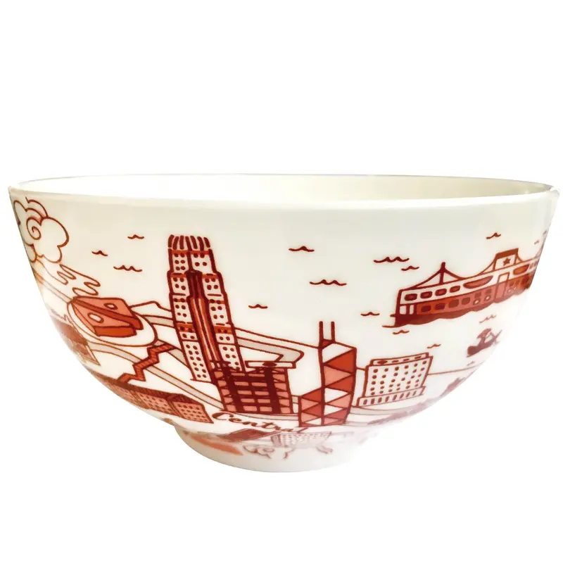 Willow Series HK Bowl Red Set of 2