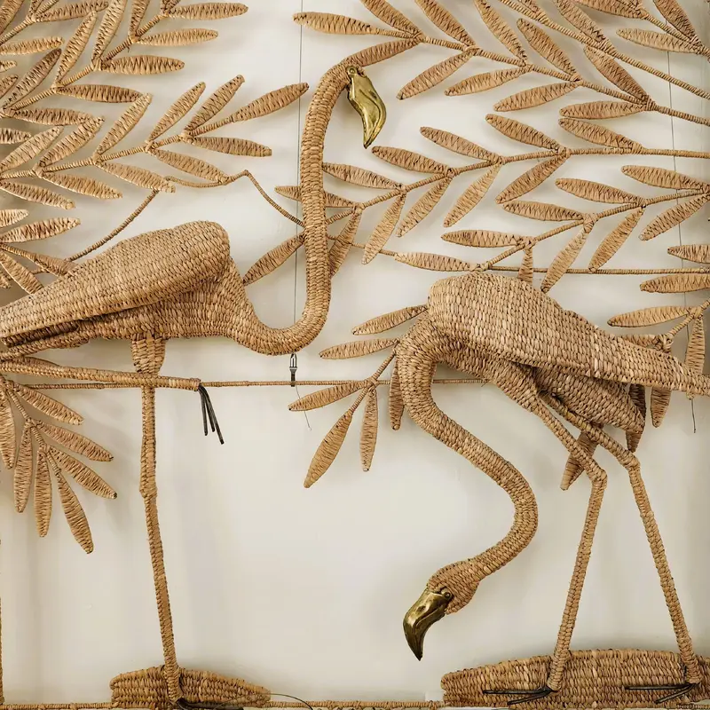 Flamingo Screen by Maria Lopez Torres