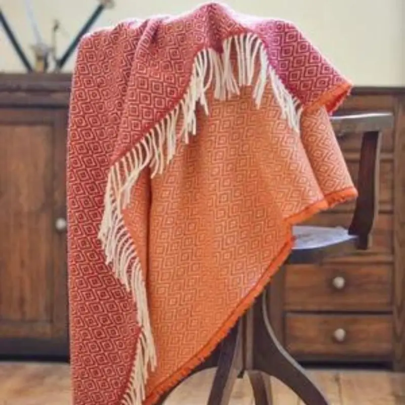 Reversible Cotton Throw