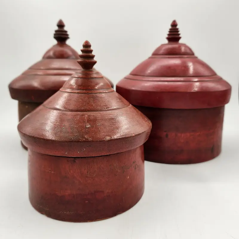 Vintage Red Lacquer Box