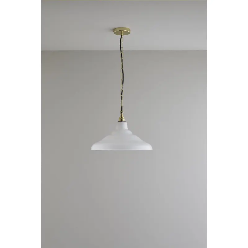 Glass School Pendant Light Size 2
