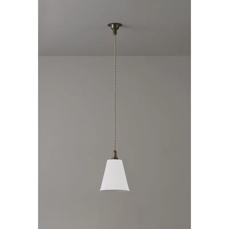 Antique Brass Flowerpot Pendant