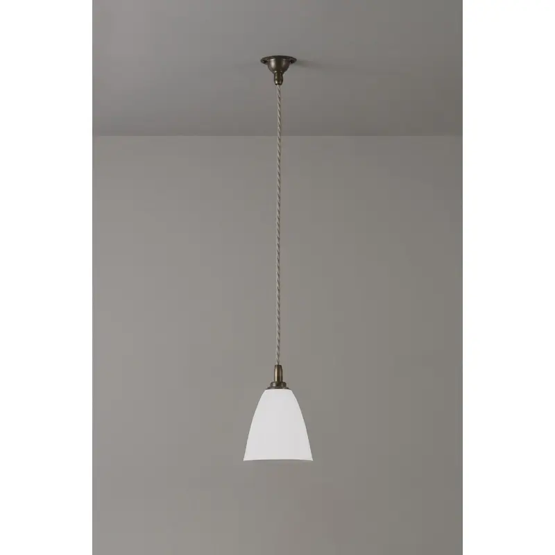 Antique Brass Medium Dome Pendant