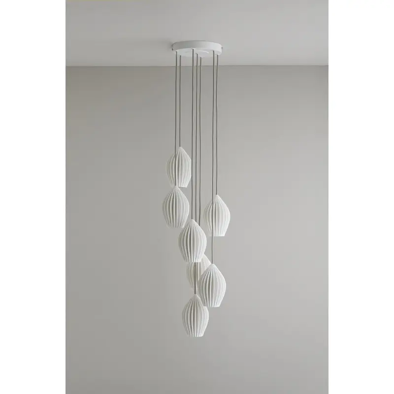 Fin Pendant Grouping of 7