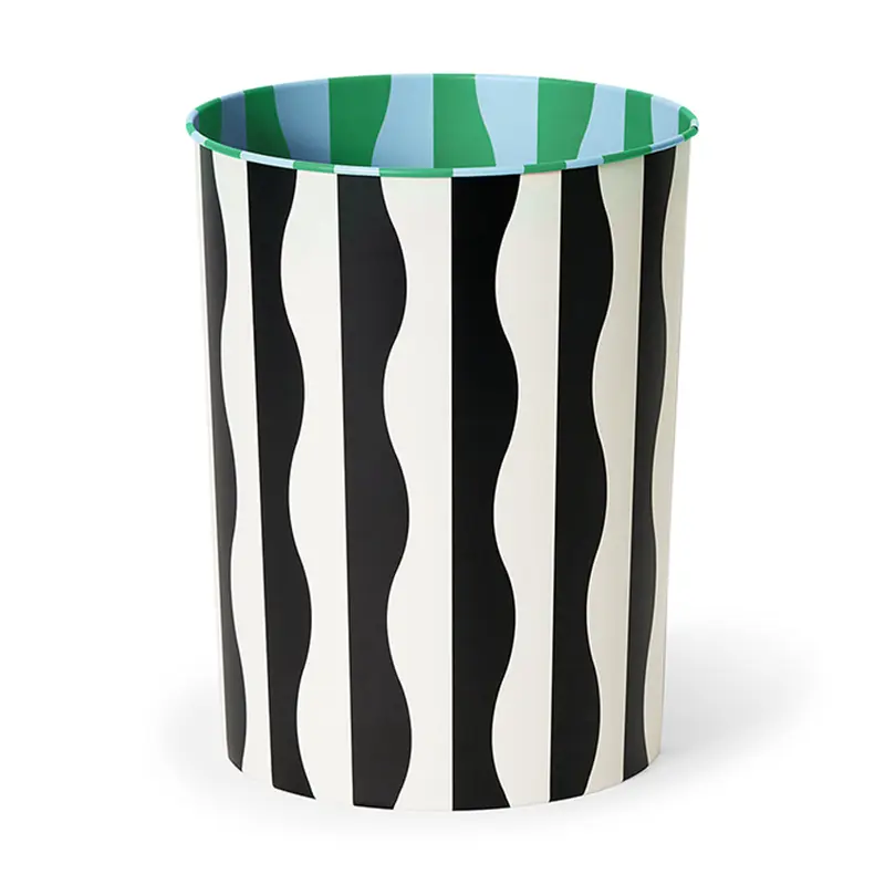 Dusen Dusen Pattern Waste Bin - River