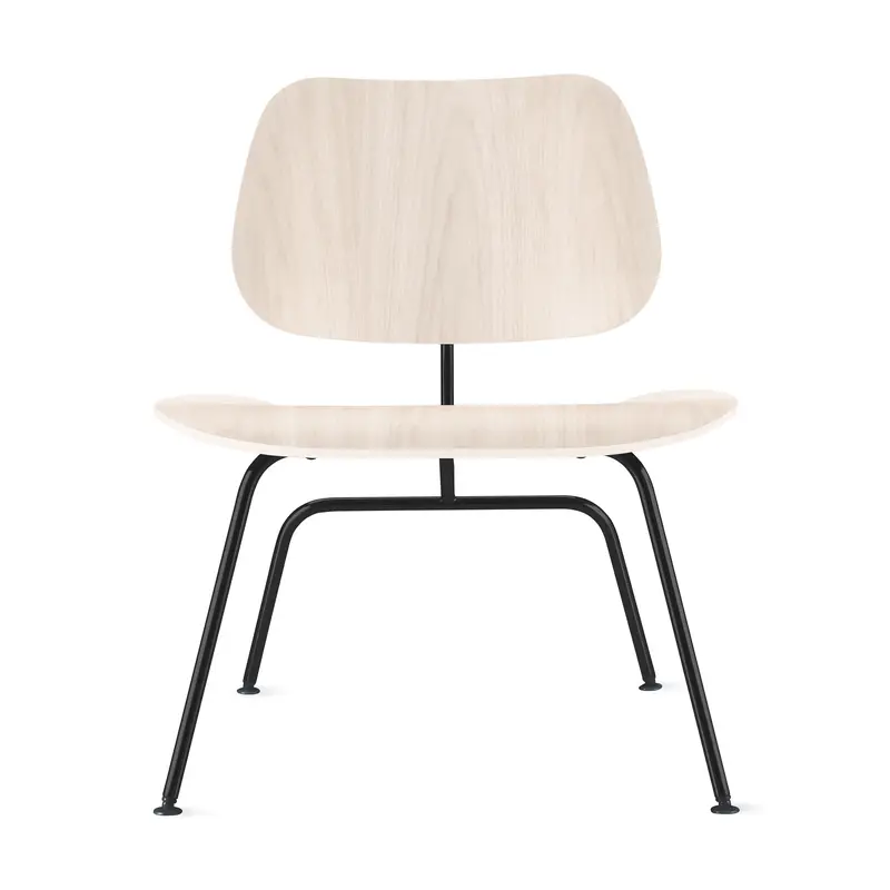 Eames Molded Plywood Lounge Chair (LCM) from Herman Miller - White Ash