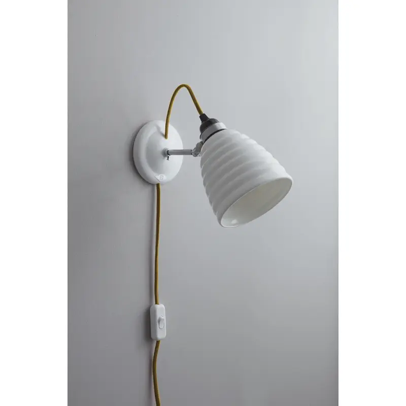 Hector Bibendum Wall Light Plug, switch & cable