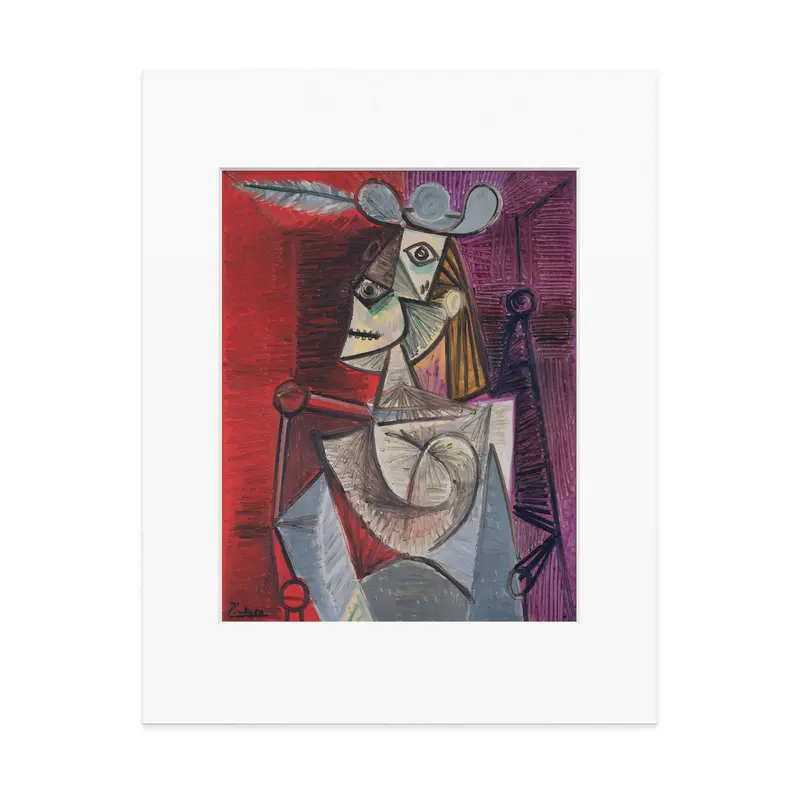 Picasso: Woman In An Armchair Print
