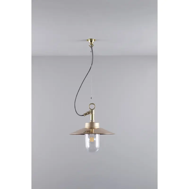 Well Glass Pendant With Visor 7680 IP44