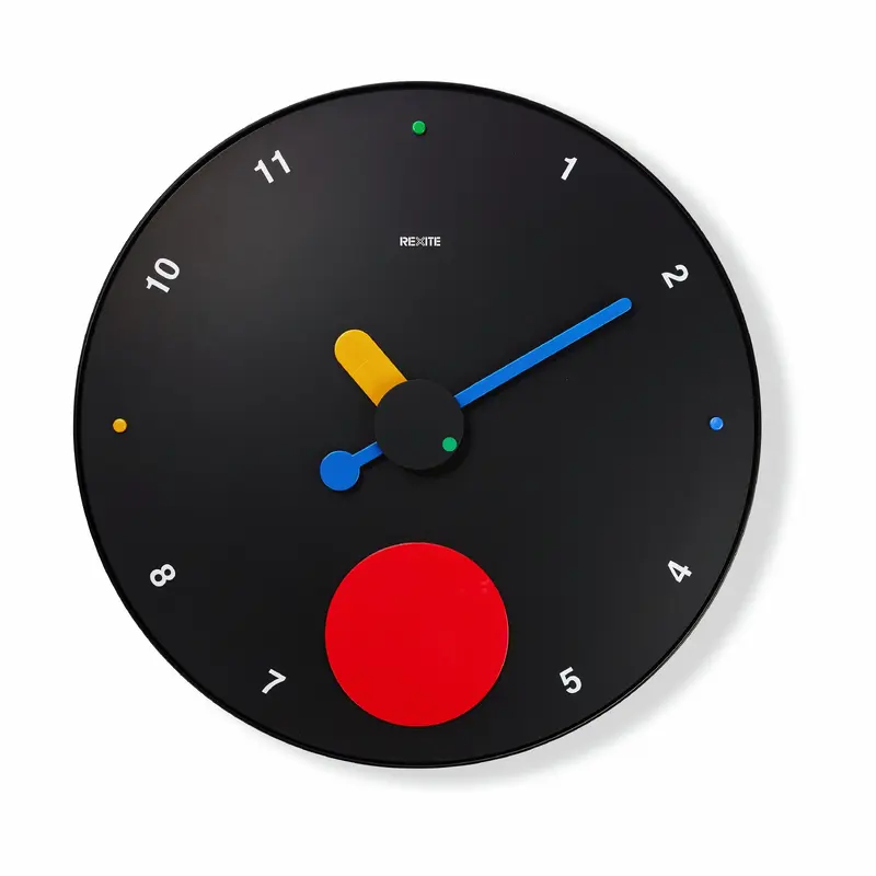 Contrattempo Wall Clock - Black