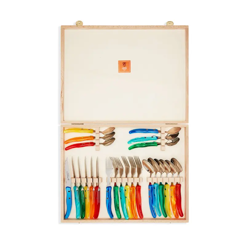 Rainbow Flatware - Set of 24