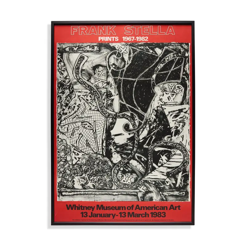 Frank Stella Prints 1967-1982 Framed Poster