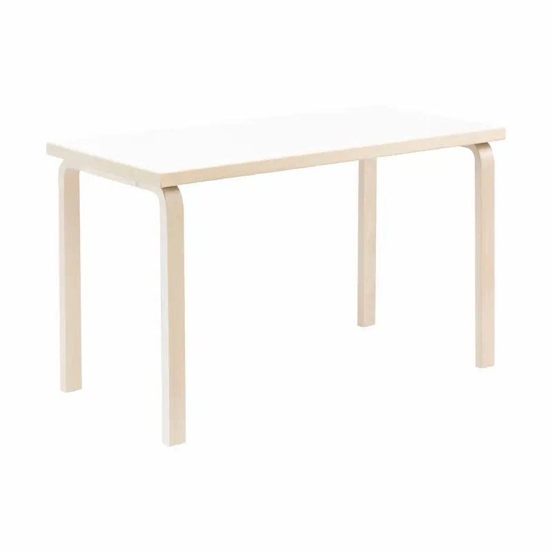 Artek Aalto Rectangular Table 80A - White