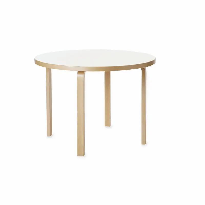 Artek Aalto Round Table 90A - White