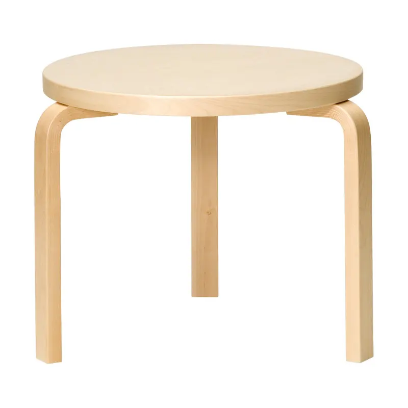 Artek Aalto Side Table 90D - Birch