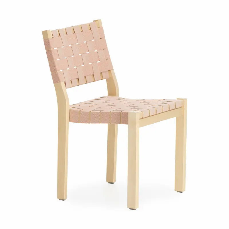 Artek Aalto Stackable Chair 611 - Red