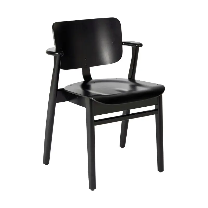 Artek Domus Stackable Chair - Black