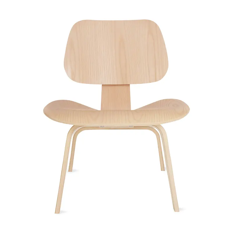 Eames Molded Plywood Lounge Chair (LCW) from Herman Miller - White Ash