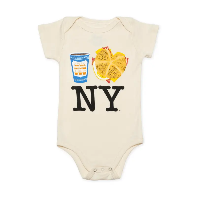 NYC Food Cotton One Piece for Babies