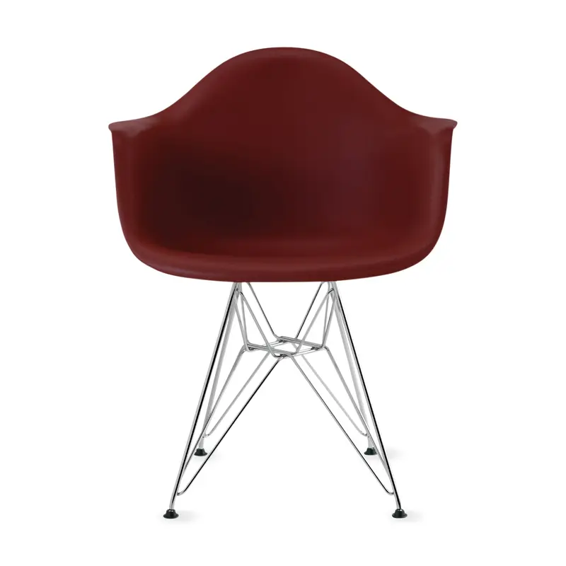 Eames Molded Recycled Plastic Armchair from Herman Miller - Brick Red