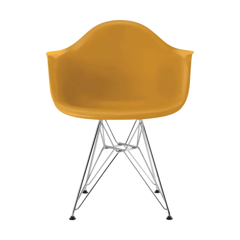 Eames Molded Recycled Plastic Armchair from Herman Miller - Deep Yellow
