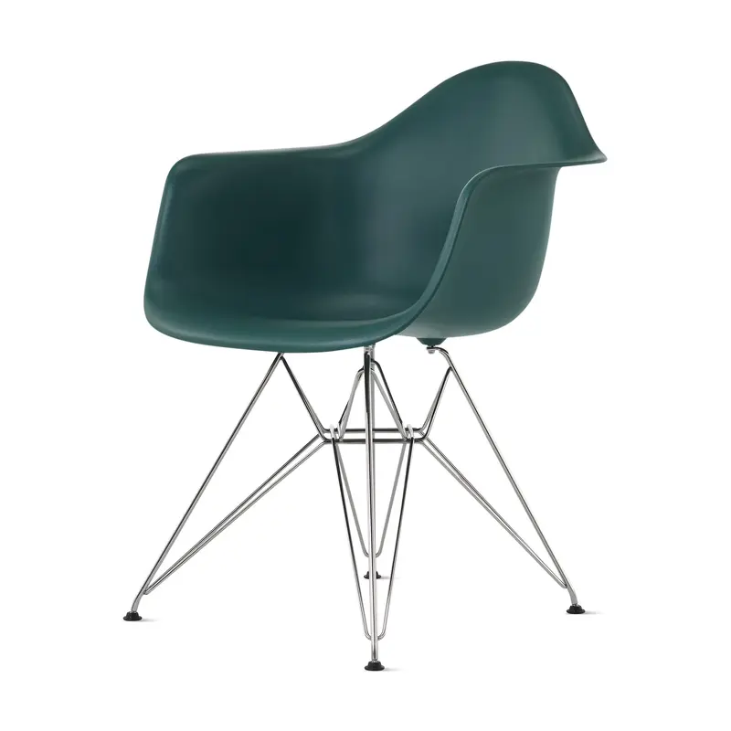 Eames Molded Recycled Plastic Armchair from Herman Miller - Evergreen