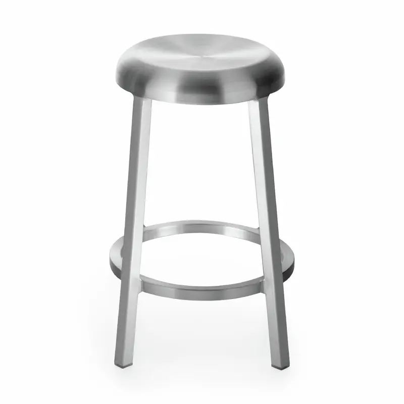 Emeco Za Stool - Brushed Aluminum