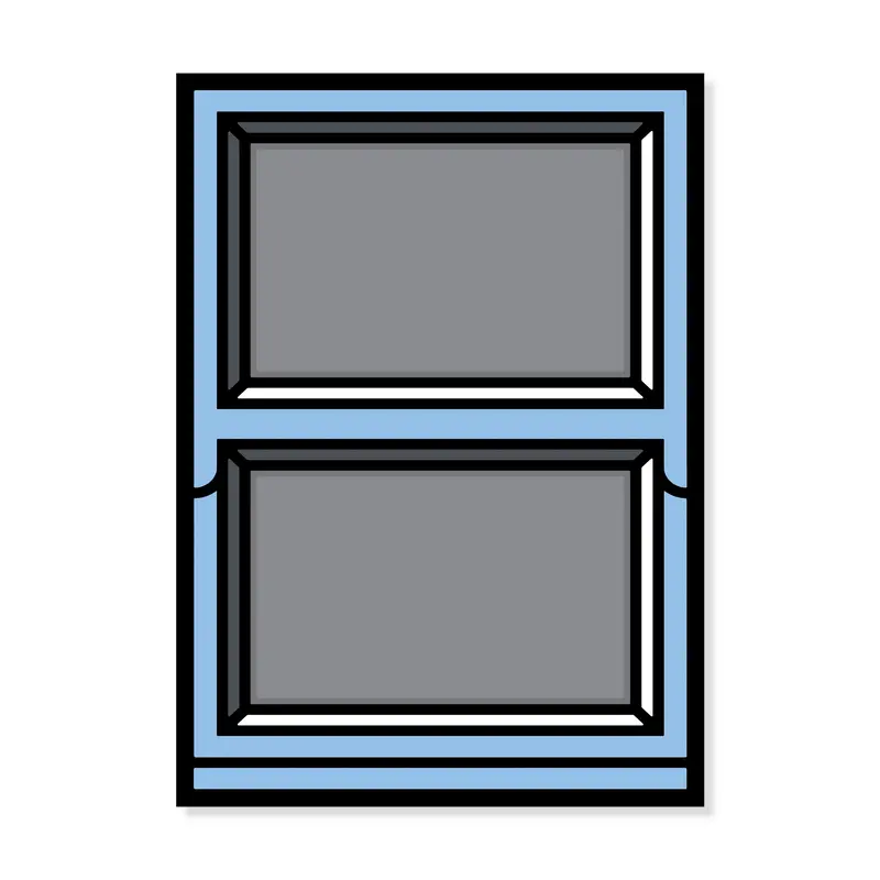 Richard Woods Window 03 Framed Print