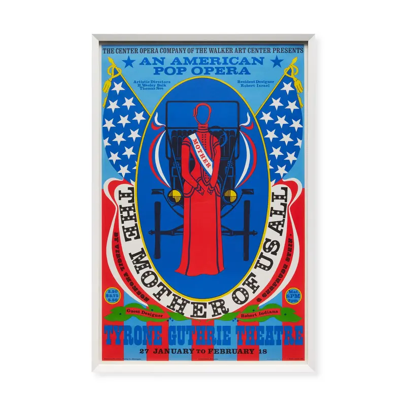 Robert Indiana Louisiana Museum Framed Poster