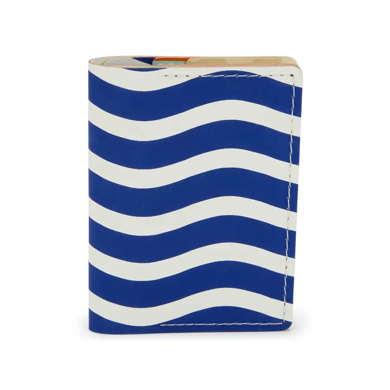 Dusen Dusen Recycled Leather Double Card Holder - Sand