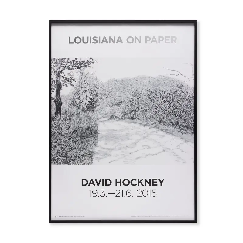 David Hockney Louisiana Museum 2015 - Woldgate Framed Poster