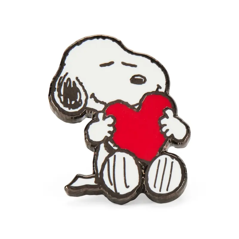 Snoopy Heart Enamel Pin