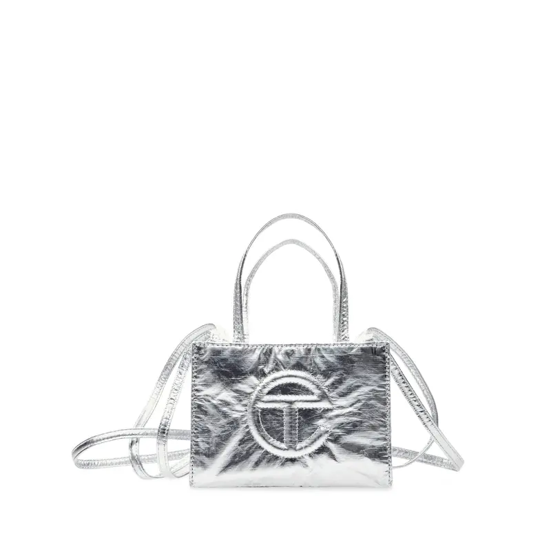 Telfar Tyvek Shopping Bag - Silver