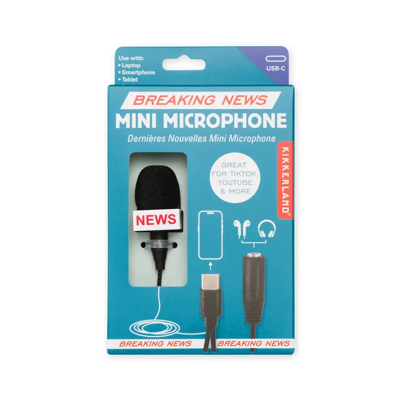 Breaking News Mini Microphone