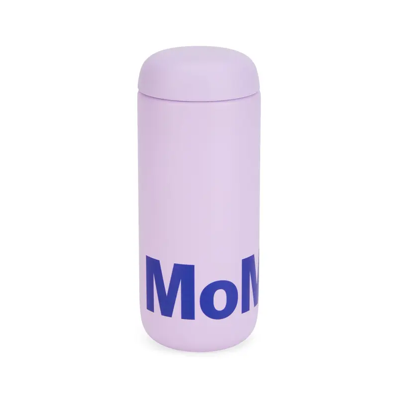 Colorful MoMA Insulated Travel Mug - Periwinkle/ Blue