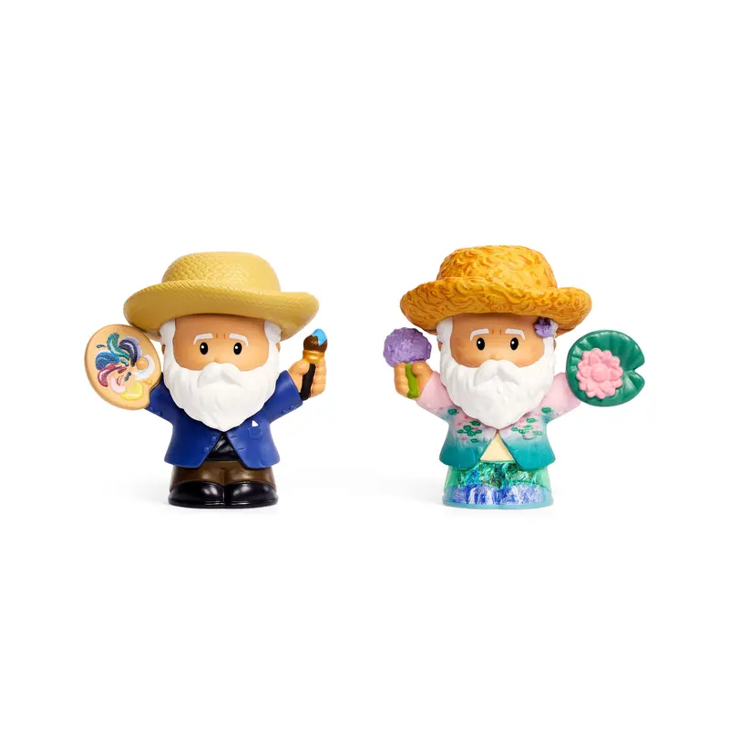 Fisher-Price Little People Collector x MoMA Figures - Set of 2 - Monet