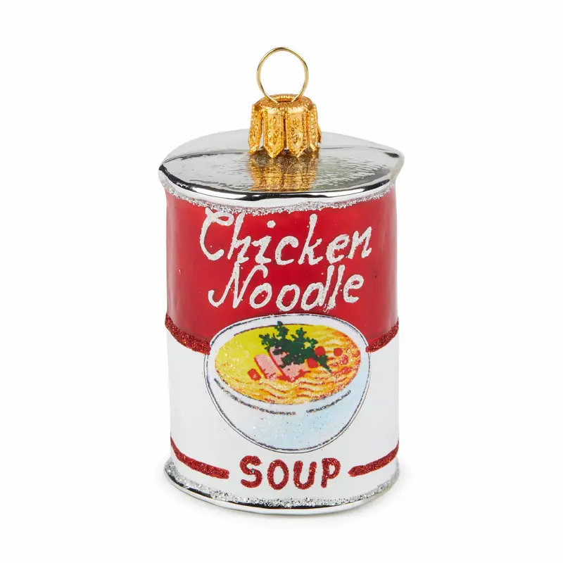 NYC Glass Holiday Ornament - Soup Can