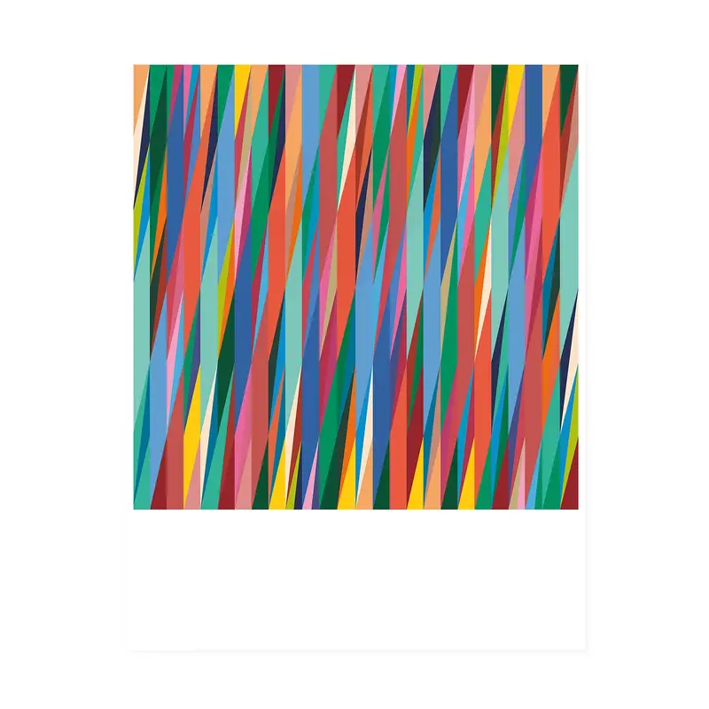 Odili Donald Odita Immigrant Song/Roforofo Fight Poster - Unframed