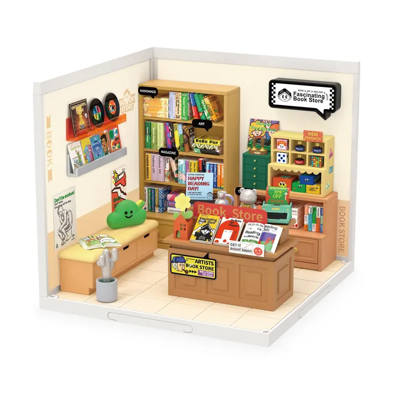 Rolife Super Stores DIY Kits - Bookstore