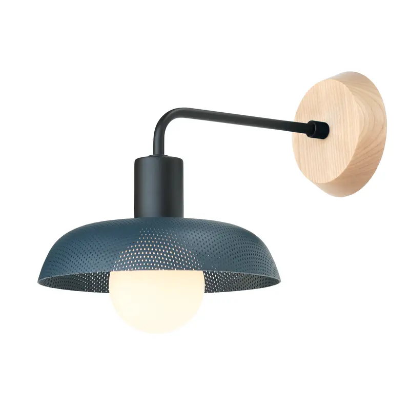 Sally Sconce with Wood Canopy