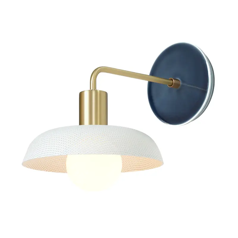 Sally Sconce with Ceramic Canopy