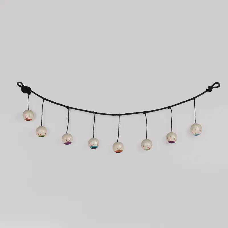 45"L. Halloween Eyes Long Garland